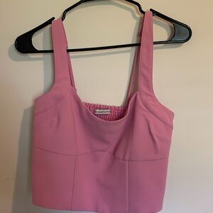 Abercrombie & Fitch Pink Crop Top
